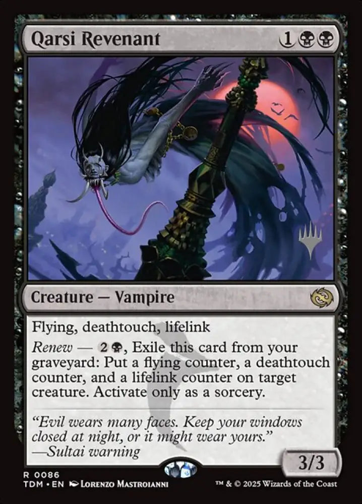 Qarsi Revenant (86p) [Tarkir: Dragonstorm Promos]
