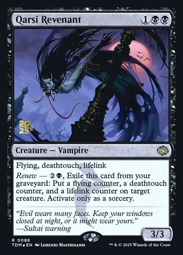 Qarsi Revenant (86s) [Tarkir: Dragonstorm Promos]