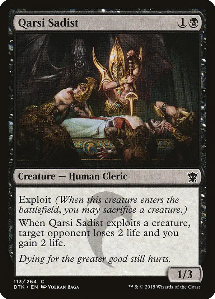 Qarsi Sadist [Dragons of Tarkir] - MTG Single