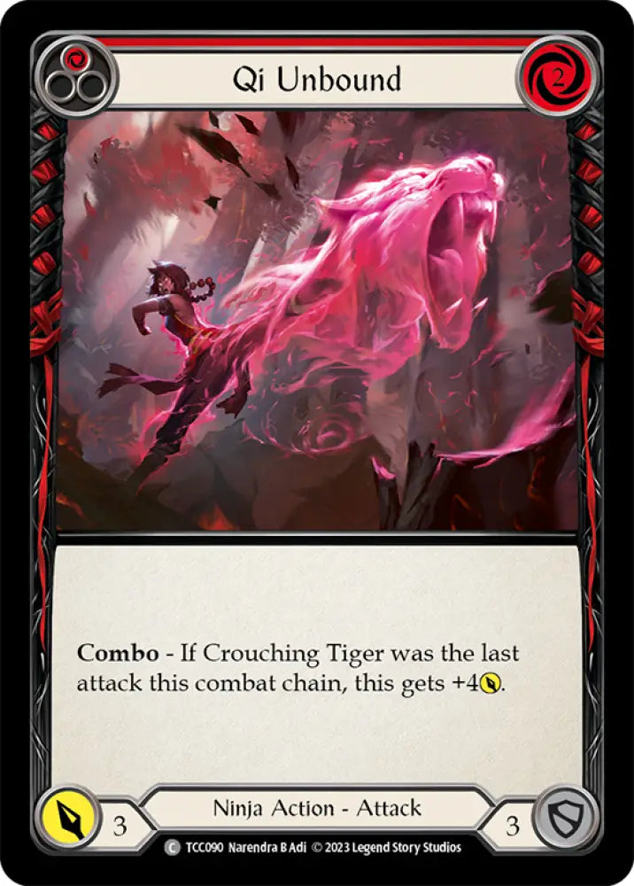 Qi Unbound (Red) [Round the Table: TCC x LSS] - Flesh And Blood Single