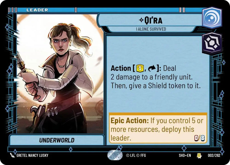 Qi’ra - I Alone Survived (002/262) [Shadows of the Galaxy] - Star Wars: Unlimited Single