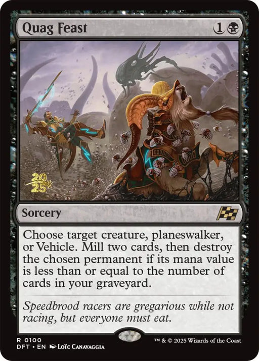 Quag Feast [Aetherdrift Prerelease Promos] - MTG Single