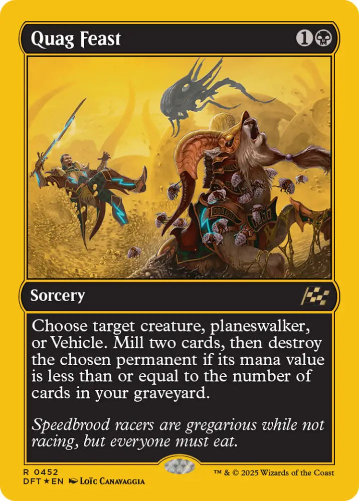 Quag Feast (First-Place Foil) [Aetherdrift] - MTG Single