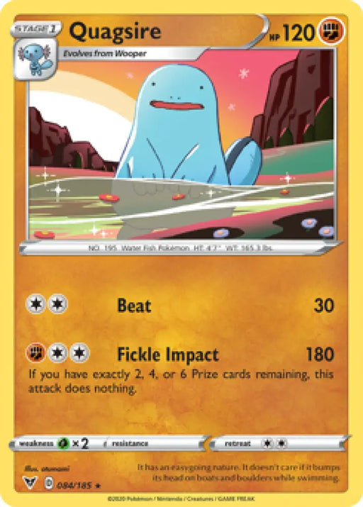 Quagsire (084/185) [Sword & Shield: Vivid Voltage] - Pokemon Single
