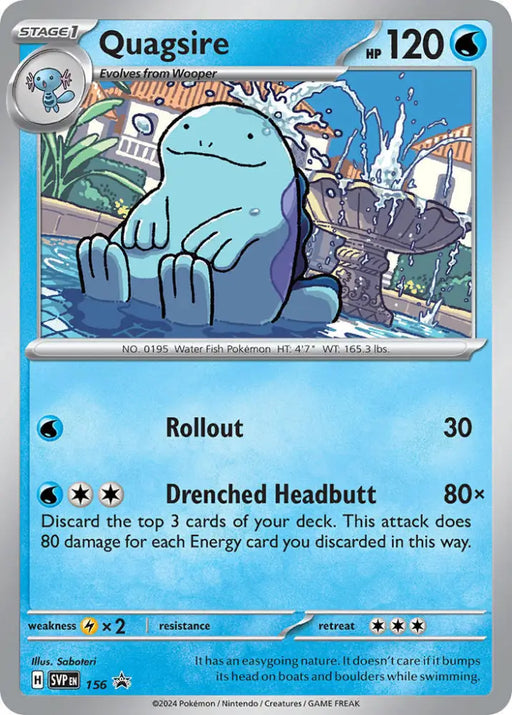 Quagsire (156) [Scarlet & Violet: Black Star Promos] - Pokemon Single