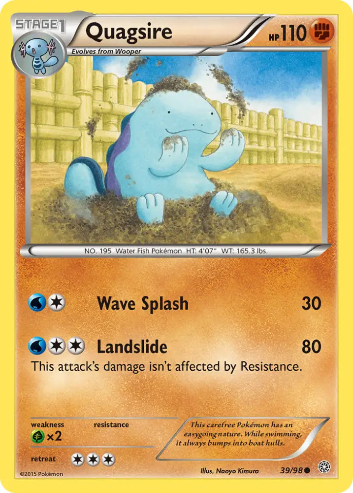 Quagsire (39/98) [XY: Ancient Origins] - Pokemon Single