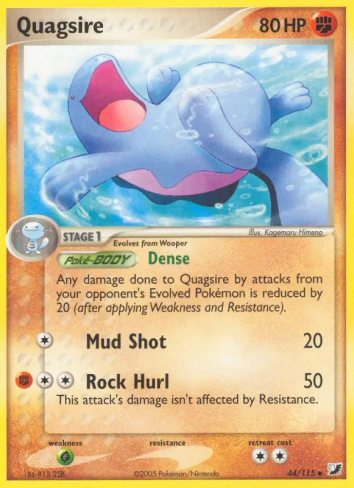 Quagsire (44/115) [EX: Unseen Forces] - Pokemon Single