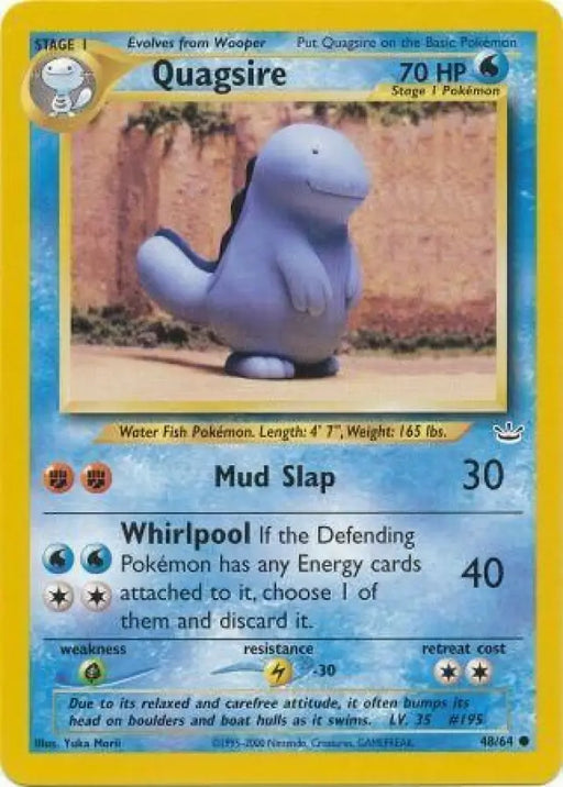 Quagsire (48/64) [Neo Revelation Unlimited] - Pokemon Single