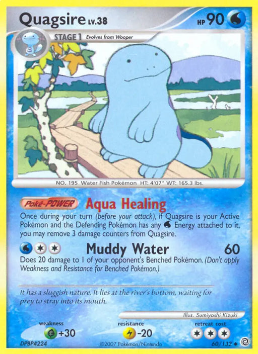 Quagsire (60/132) [Diamond & Pearl: Secret Wonders] - Pokemon Single