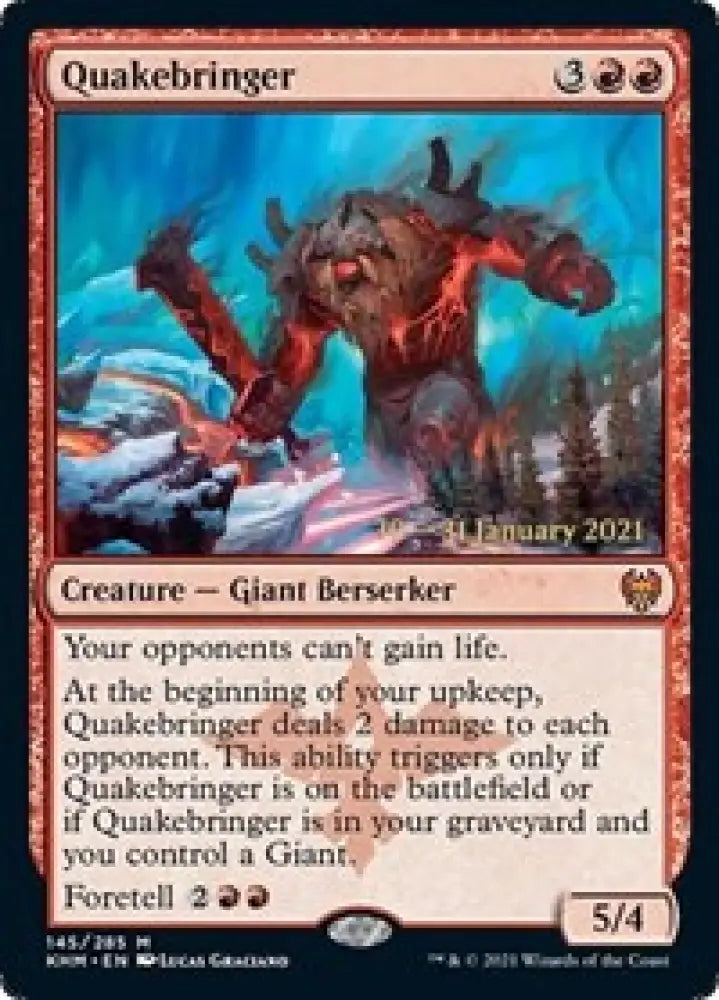 Quakebringer (145) [Prerelease Cards]