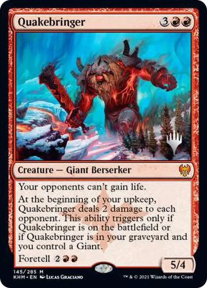 Quakebringer (Promo Pack) [Kaldheim Promos] - MTG Single