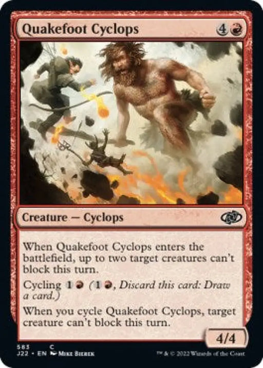 Quakefoot Cyclops [Jumpstart 2022] - MTG Single