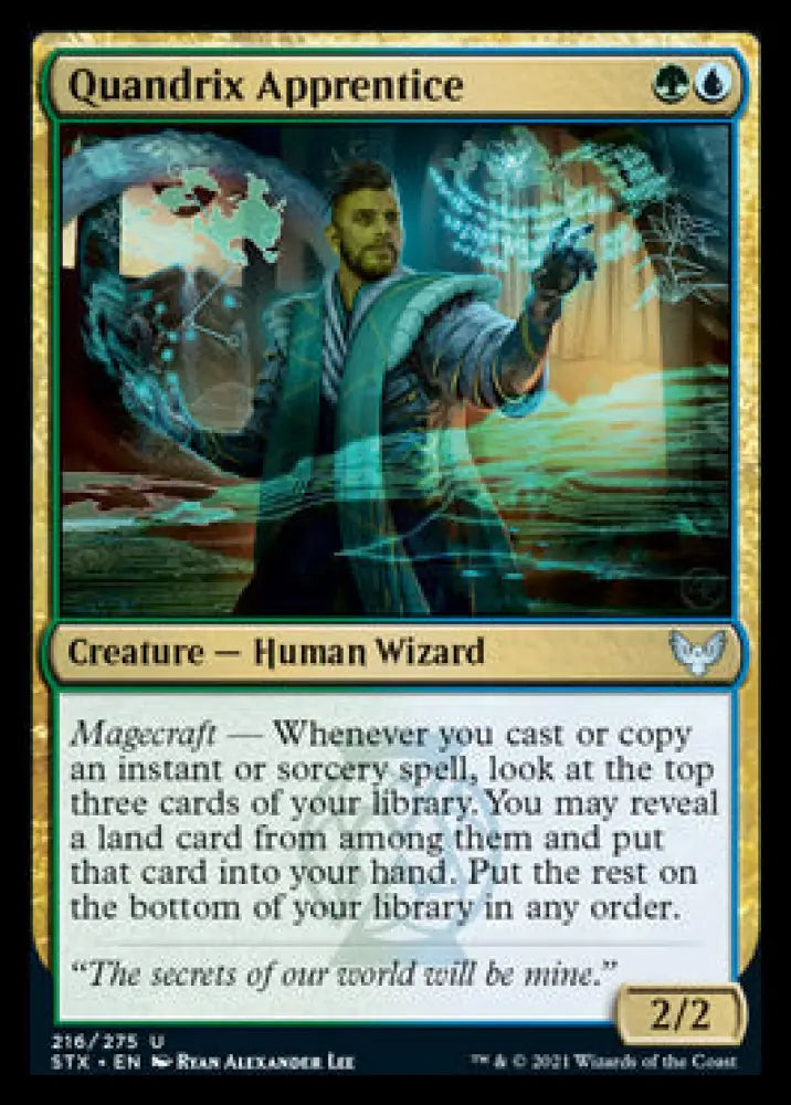 Quandrix Apprentice [Strixhaven: School of Mages] - MTG Single
