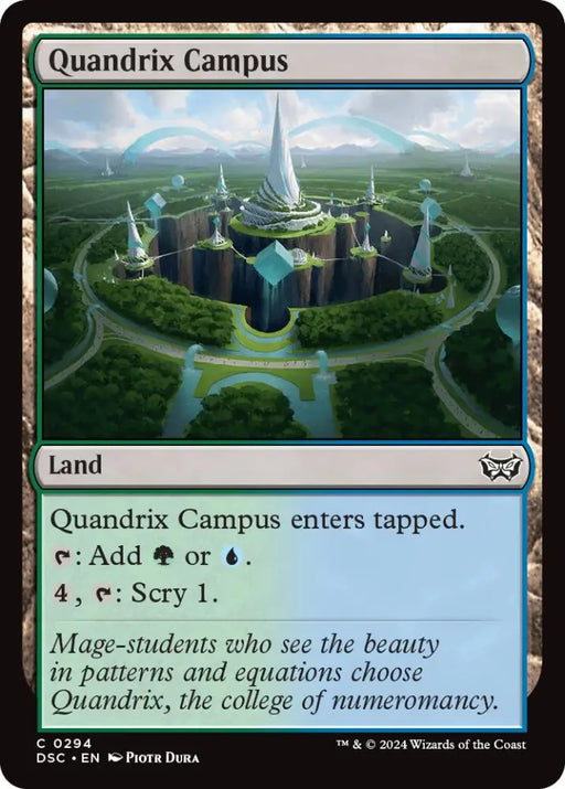 Quandrix Campus [Duskmourn: House of Horror Commander] - MTG Single
