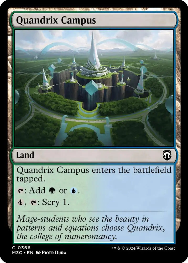 Quandrix Campus [Modern Horizons 3 Commander] - MTG Single