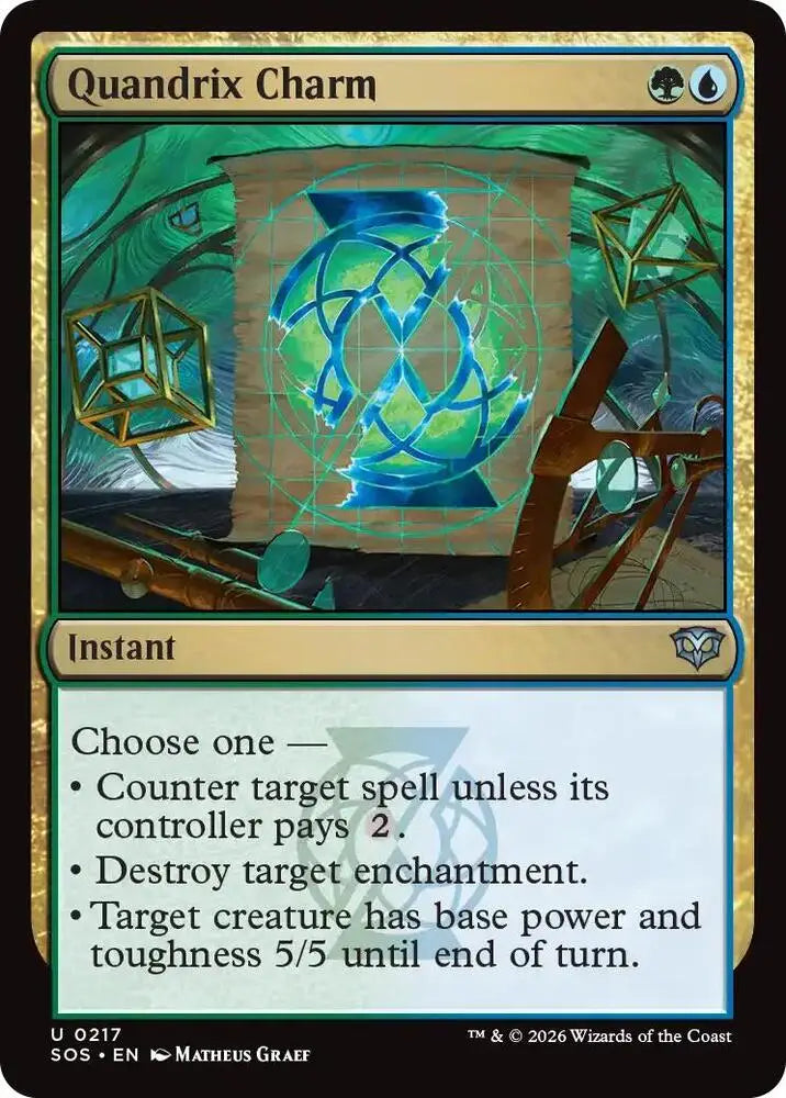 Quandrix Charm (217) [Secrets of Strixhaven]