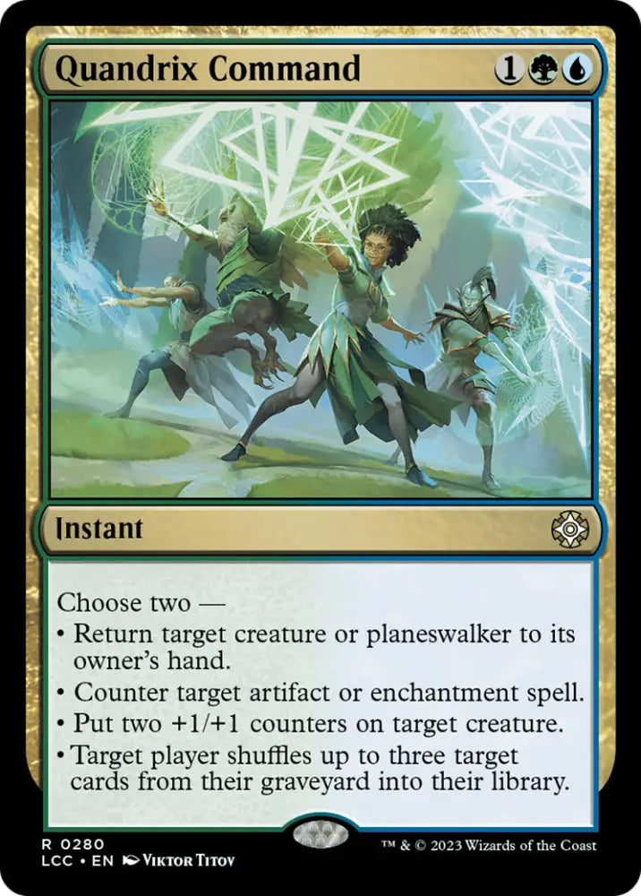 Quandrix Command [The Lost Caverns of Ixalan Commander] - MTG Single