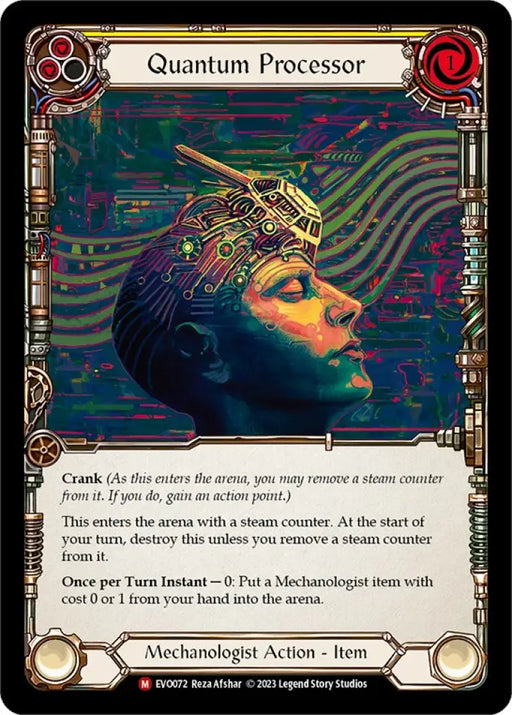 Quantum Processor [Bright Lights] Rainbow Foil - Flesh And Blood Single