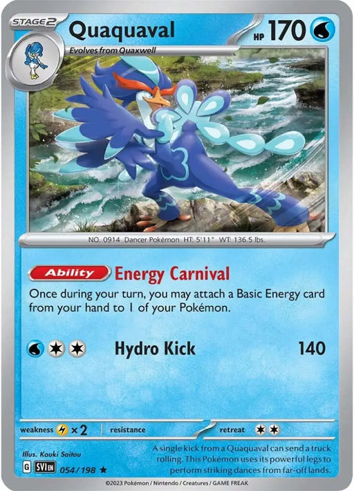 Quaquaval (054/198) [Scarlet & Violet: Base Set] - Pokemon Single