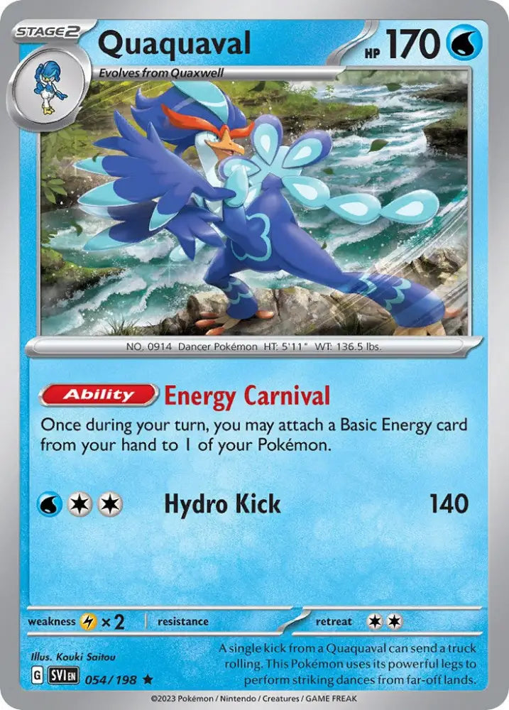 Quaquaval (054/198) (Theme Deck Exclusive) [Scarlet & Violet: Base Set] - Pokemon Single