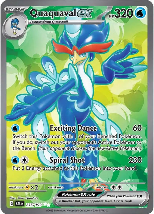 Quaquaval ex (235/193) [Scarlet & Violet: Paldea Evolved] - Pokemon Single