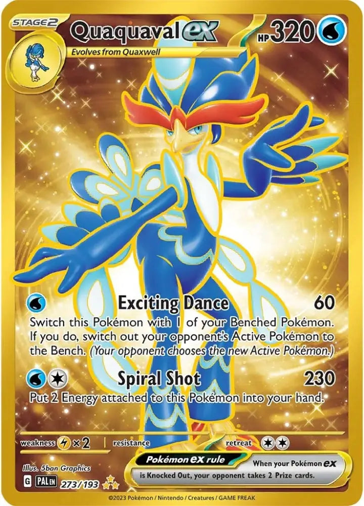 Quaquaval ex (273/193) [Scarlet & Violet: Paldea Evolved] - Pokemon Single