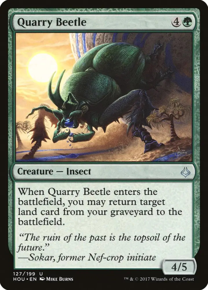 Quarry Beetle [Hour of Devastation] - MTG Single