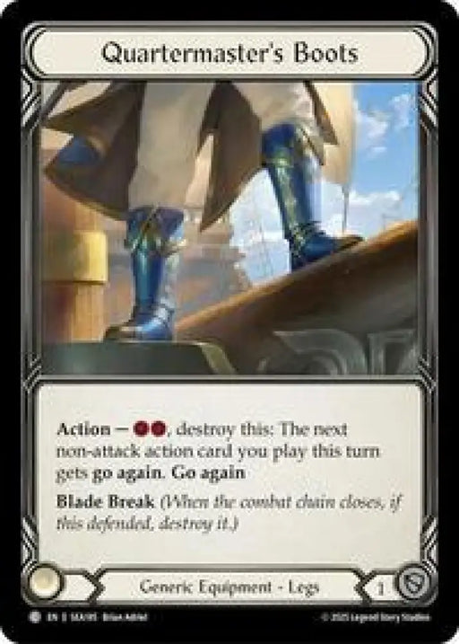 Quartermaster's Boots (Treasure) (SEA185) [High Seas]