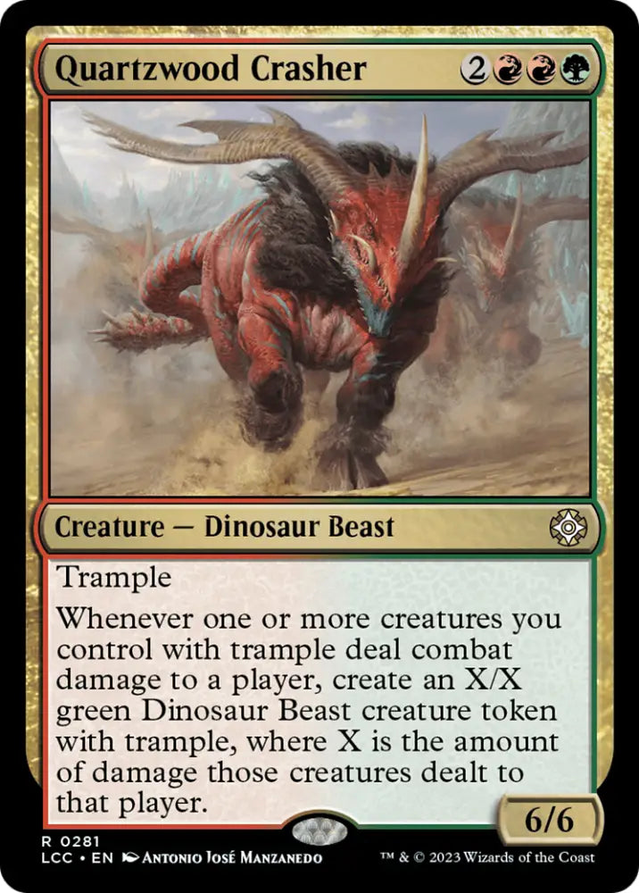 Quartzwood Crasher [The Lost Caverns of Ixalan Commander] - MTG Single