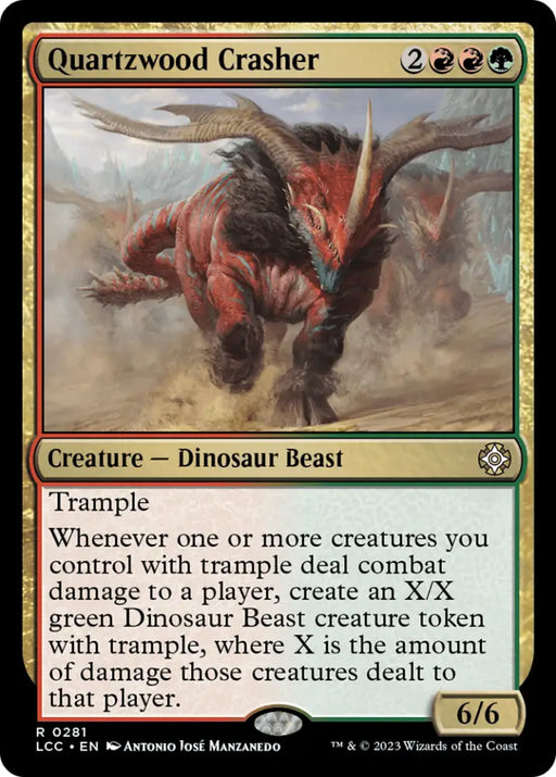 Quartzwood Crasher [The Lost Caverns of Ixalan Commander] - MTG Single