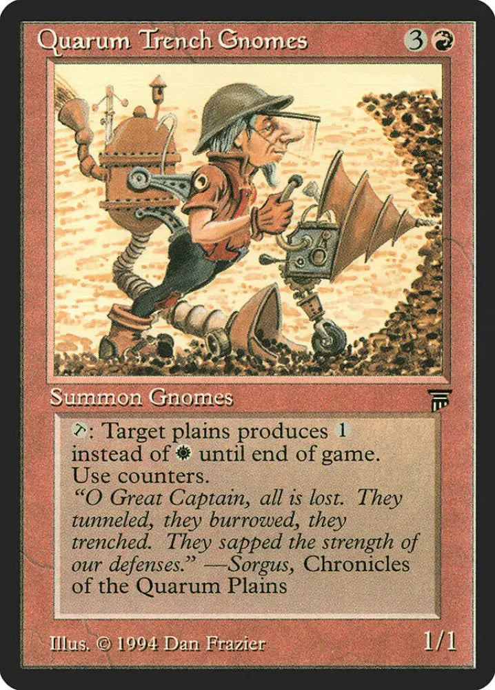 Quarum Trench Gnomes [Legends] - MTG Single