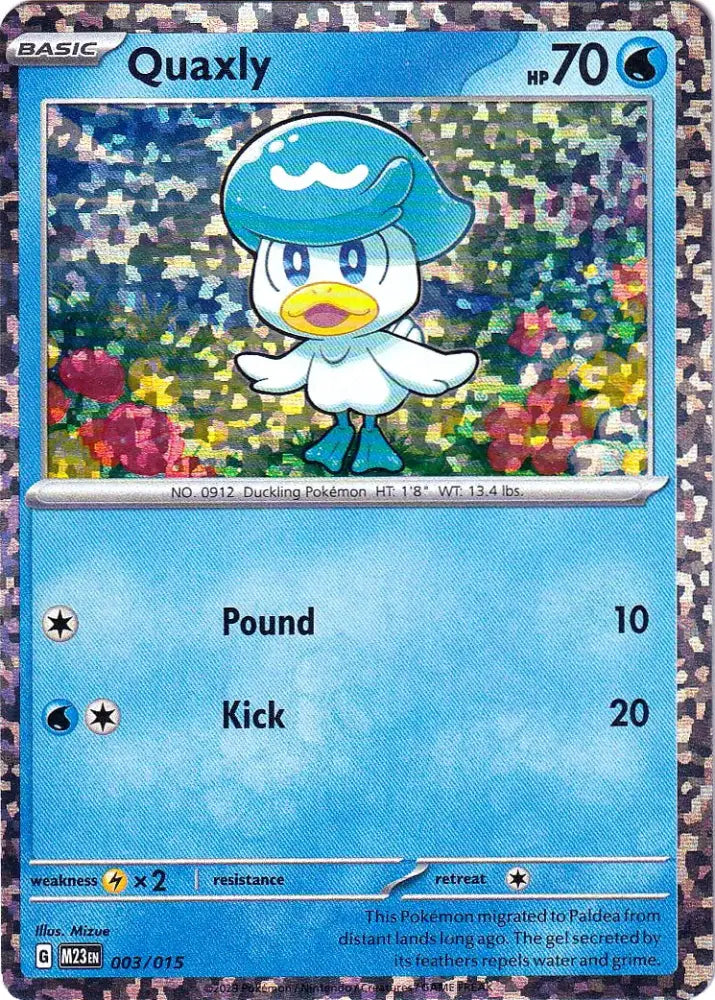 Quaxly (003/015) [McDonald’s Promos: 2023 Collection] - Pokemon Single