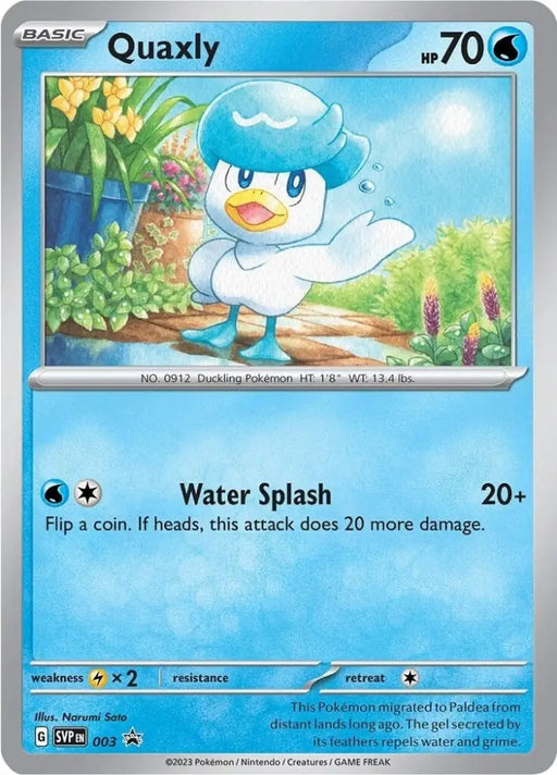 Quaxly (003) [Scarlet & Violet: Black Star Promos] - Pokemon Single