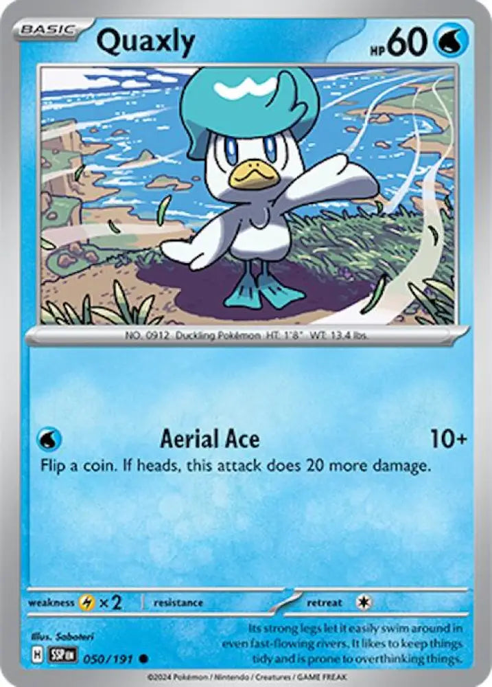 Quaxly (050/191) [Scarlet & Violet: Surging Sparks] - Pokemon Single