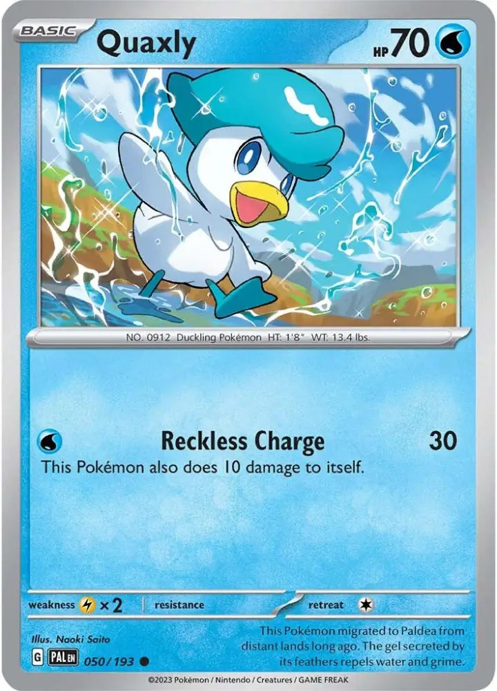 Quaxly (050/193) [Scarlet & Violet: Paldea Evolved] - Pokemon Single