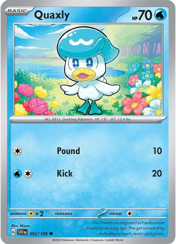 Quaxly (052/198) [Scarlet & Violet: Base Set] - Pokemon Single