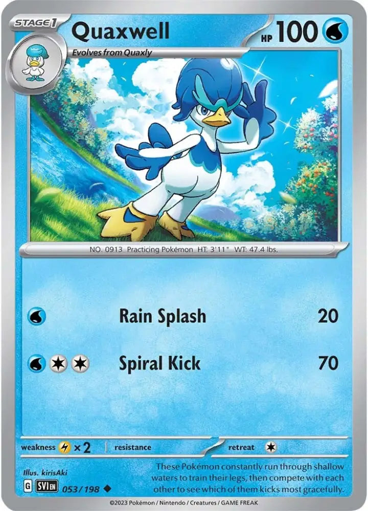 Quaxwell (053/198) [Scarlet & Violet: Base Set] - Pokemon Single