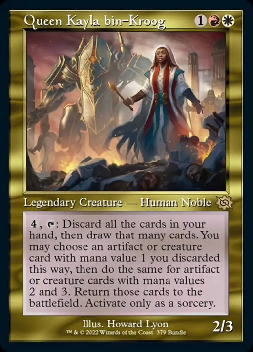 Queen Kayla bin-Kroog (Retro) (Bundle) [The Brothers’ War] - MTG Single