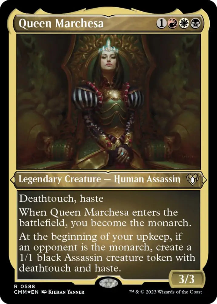 Queen Marchesa (Foil Etched) [Commander Masters] - MTG Single