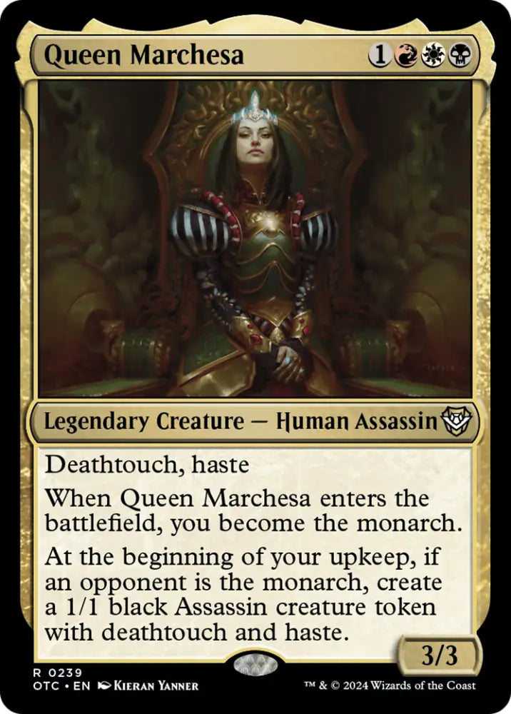 Queen Marchesa [Outlaws of Thunder Junction Commander] - MTG Single