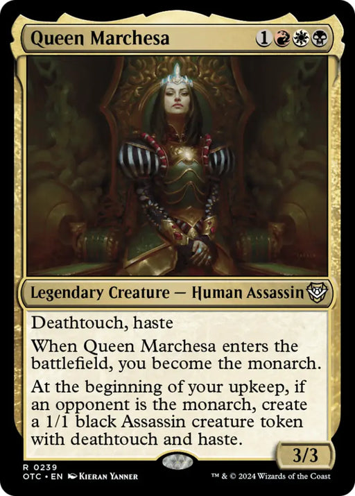 Queen Marchesa [Outlaws of Thunder Junction Commander] - MTG Single