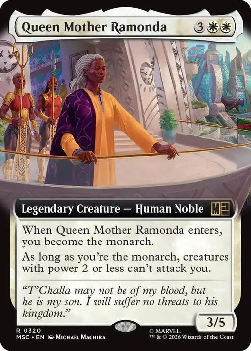 Queen Mother Ramonda (Extended Art) (320) [Marvel Super Heroes Commander]