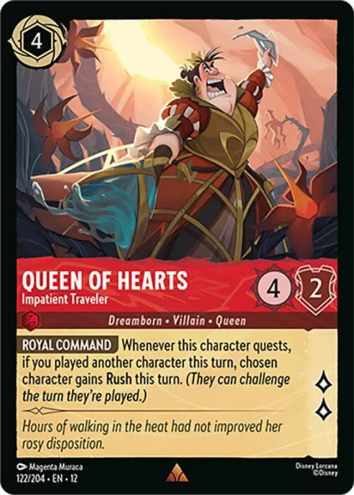 Queen of Hearts - Impatient Traveler (122/204) [Wilds Unknown]