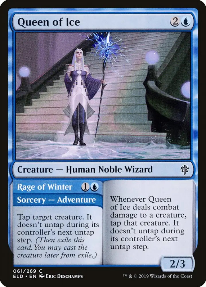 Queen of Ice // Rage of Winter [Throne of Eldraine] - MTG Single