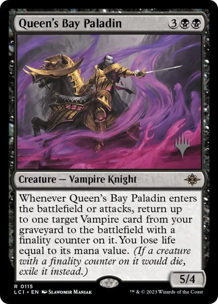 Queen’s Bay Paladin (Promo Pack) [The Lost Caverns of Ixalan Promos] - MTG Single