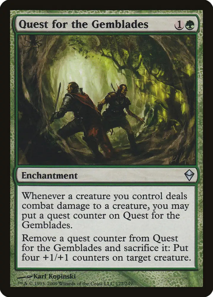 Quest for the Gemblades [Zendikar] - MTG Single