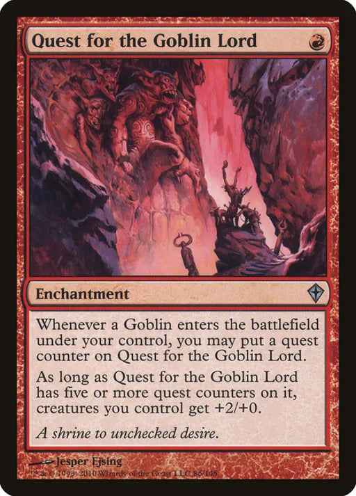 Quest for the Goblin Lord [Worldwake] - MTG Single