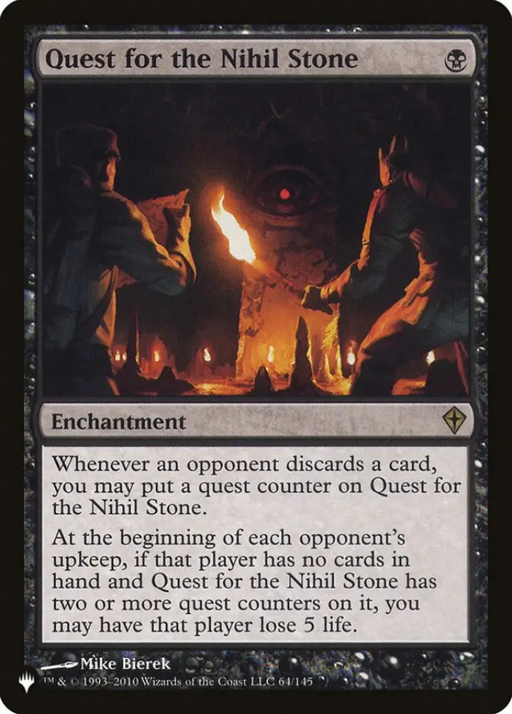 Quest for the Nihil Stone [The List] - MTG Single