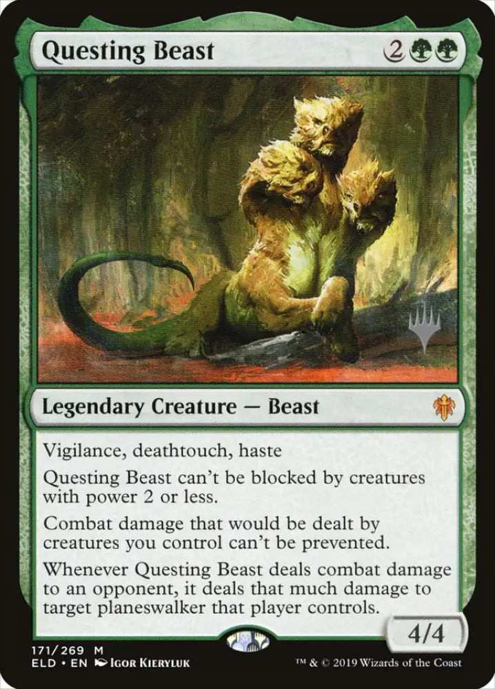 Questing Beast (Promo Pack) [Throne of Eldraine Promos] - MTG Single