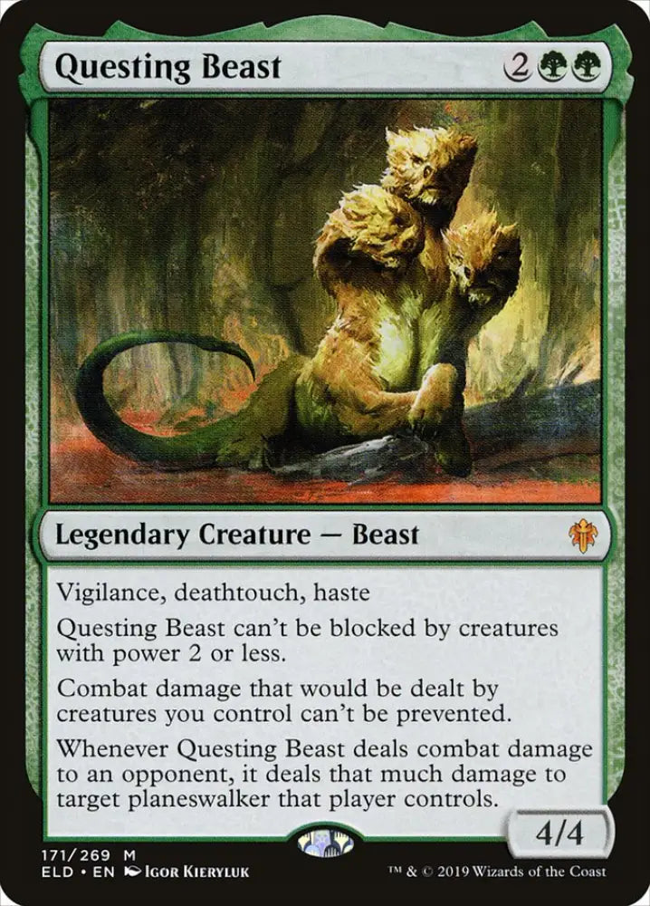 Questing Beast [Throne of Eldraine] - MTG Single
